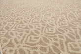 Hand Tufted Ivory New Zealand Wool Geometric Rug in Multi Sizes by LoomBloom